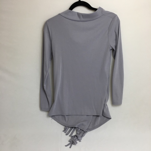 📦 Lucky | Asymmetrical Fringe Wrap Blouse - Picture 6 of 8